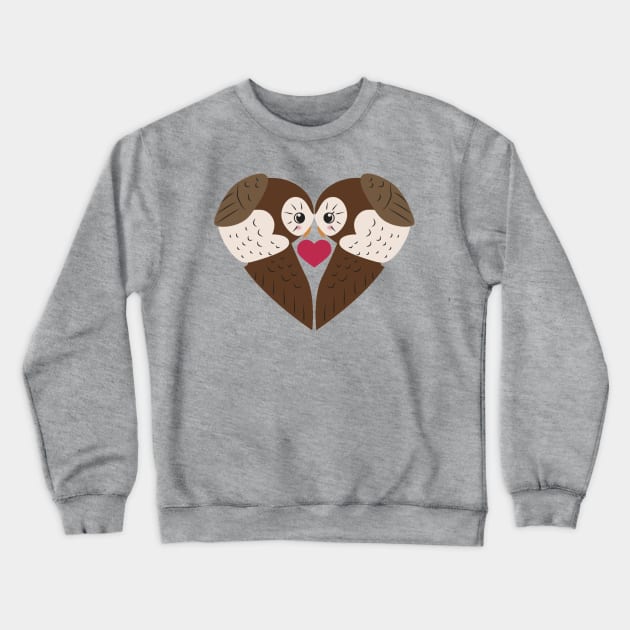 With Owl of My Heart Crewneck Sweatshirt by FoamingMad